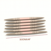 6-Piece Silicone Tip Modeling Tool Set – 16.5 cm Sculpting Pens